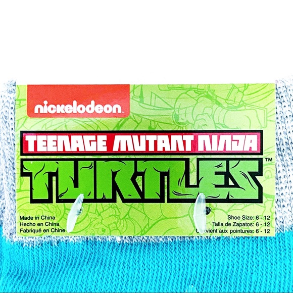 Teenage Mutant Ninja Turtles TMNT Crew Socks 2 Pairs Mens Womens Novelty Gift - Picture 3 of 7